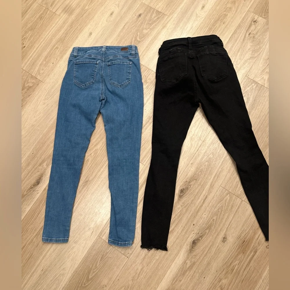 Blue and Black Women's Jeans size 1 - Picture 8 of 10